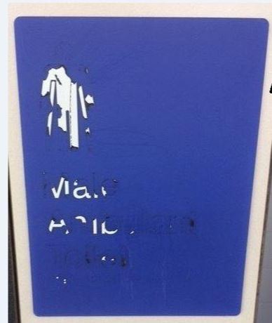 A word of caution about UV/3D printed Braille & tactile signs