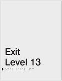 Anodised Aluminium Exits - Exit Level  (PB-SNAExit)