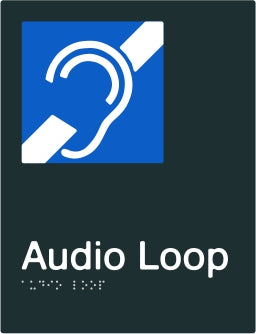 Audio Loop Braille and tactile sign (PBABk-AL)