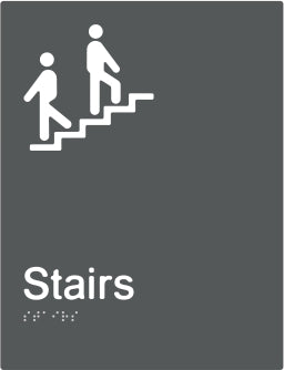 Stairs Braille & tactile sign (PBAGy-Stairs)
