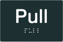 Push / Pull Braille & tactile signs (PBABk-PPH)