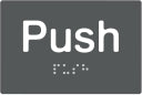 Push / Pull Braille & tactile signs (PBAGy-PPH)
