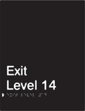 Black Exit Signs (PBABk-Exits)
