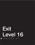 Black Exit Signs (PBABk-Exits)