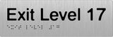 PB-SSSlimExit - Stainless Steel - "Exit Level"