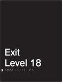 Black Exit Signs (PBABk-Exits)