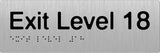 PB-SSSlimExit - Stainless Steel - "Exit Level"