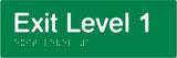 PB-SlimExit - Green - "Exit Level"