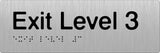 PB-SSSlimExit - Stainless Steel - "Exit Level"
