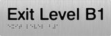 PB-SSSlimExit - Stainless Steel - "Exit Level"