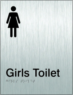 Girls Toilet Braille & tactile sign (PB-SSGT)