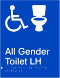 All Gender Accessible Toilet Left Hand Transfer (PB-AAGTLH)
