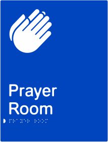 Prayer Room Braille & tactile sign (PB-Prayer)