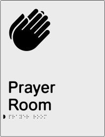Prayer Room Braille & tactile sign (PB-SNAPrayer)