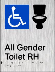 All Gender Accessible Toilet Right Hand Transfer (PB-SSAAGTRH)