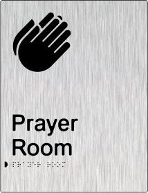 Prayer Room Braille & tactile sign (PB-SSPrayer)