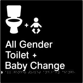All Gender Toilet & Baby Change (PBABk-AGTABC)