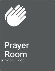 Prayer Room Braille & tactile sign (PBAGy-Prayer)