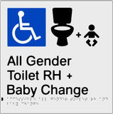 Accessible All Gender Toilet & Baby Change Right Hand Transfer (PBS-AAGTABCRH)