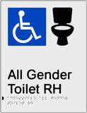 All Gender Accessible Toilet Right Hand Transfer (PB-SNAAAGTRH)