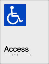 Accessible Access Braille and Tactile Sign (PB-SNAAAccess)