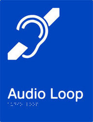 Audio Loop Braille and tactile sign (PB-AL)