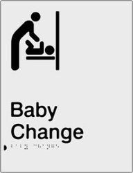 Baby Change Braille & tactile sign (PB-SNABC)