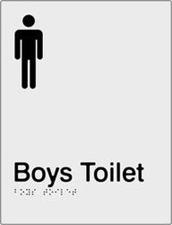Boys Toilet Braille & tactile sign (PB-SNABT)