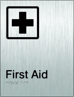 First Aid Braille & tactile sign (PB-SSFaid)