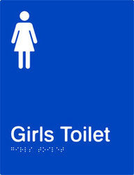 Girls Toilet Braille & tactile sign (PB-GT)