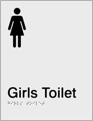 Girls Toilet Braille & tactile sign (PBS-GT)