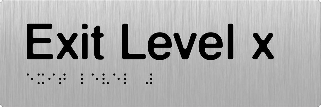 PB-SSSlimExit - Stainless Steel - "Exit Level"